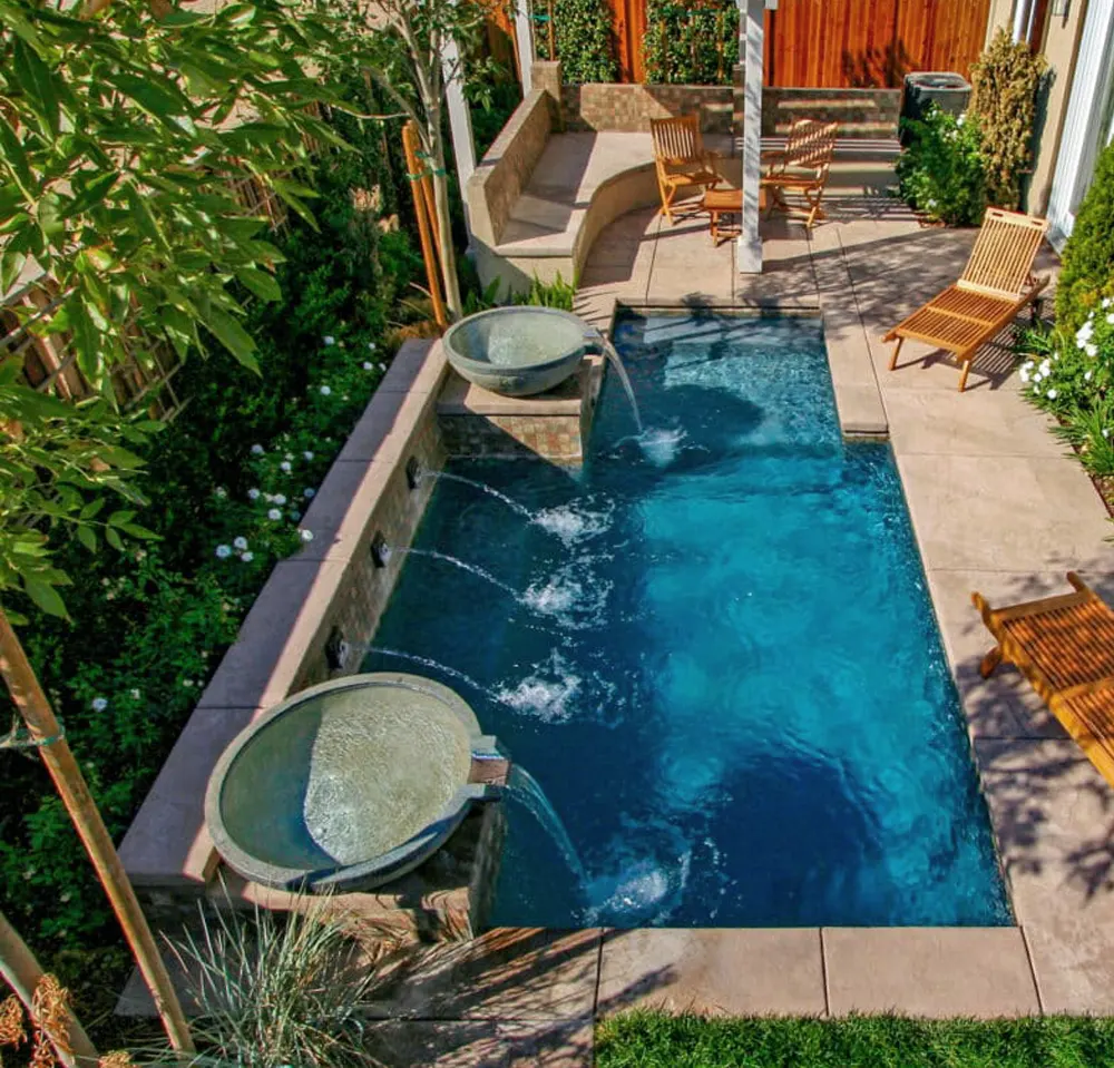 Residential swimming pool Fredericksburg area